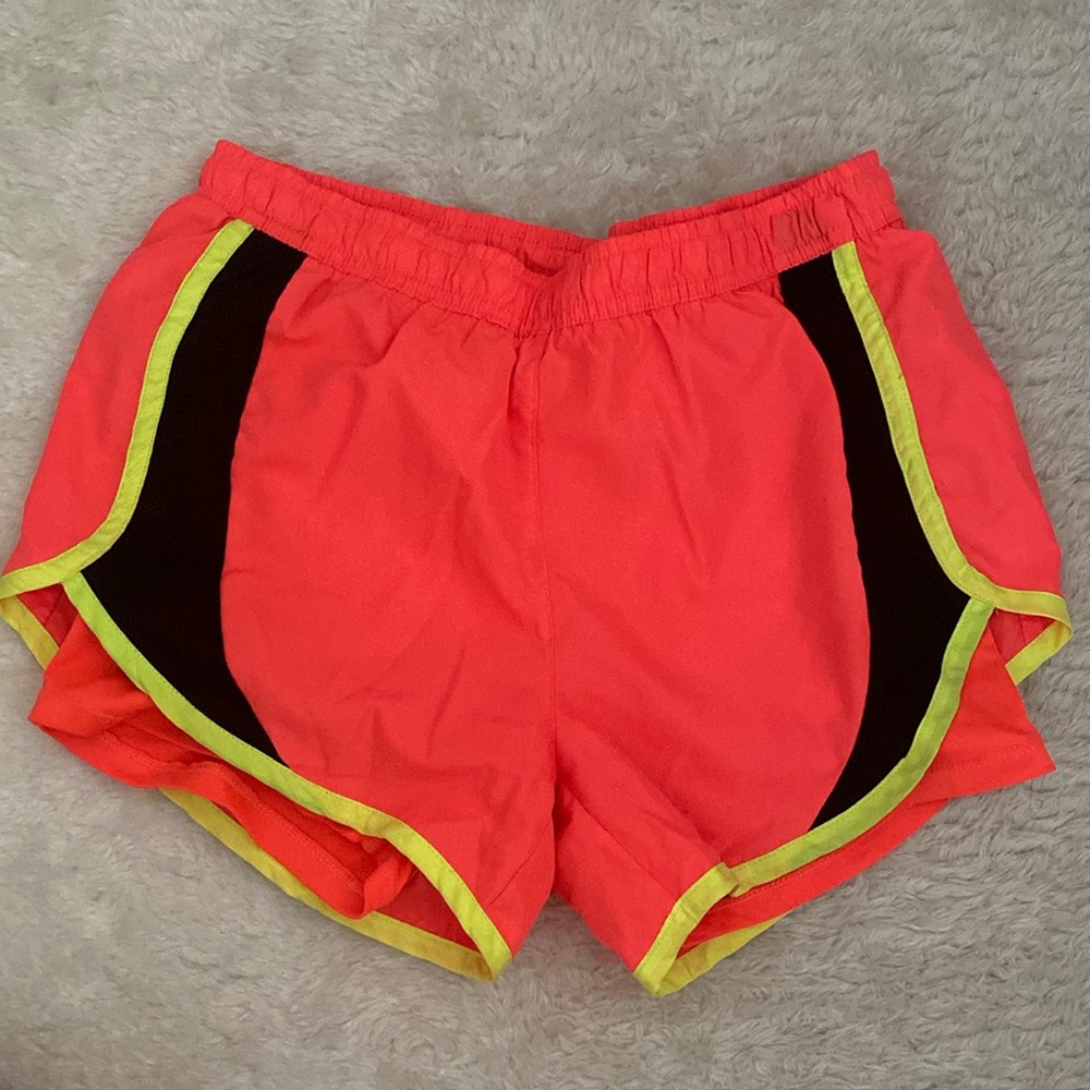 Pink athletic shorts